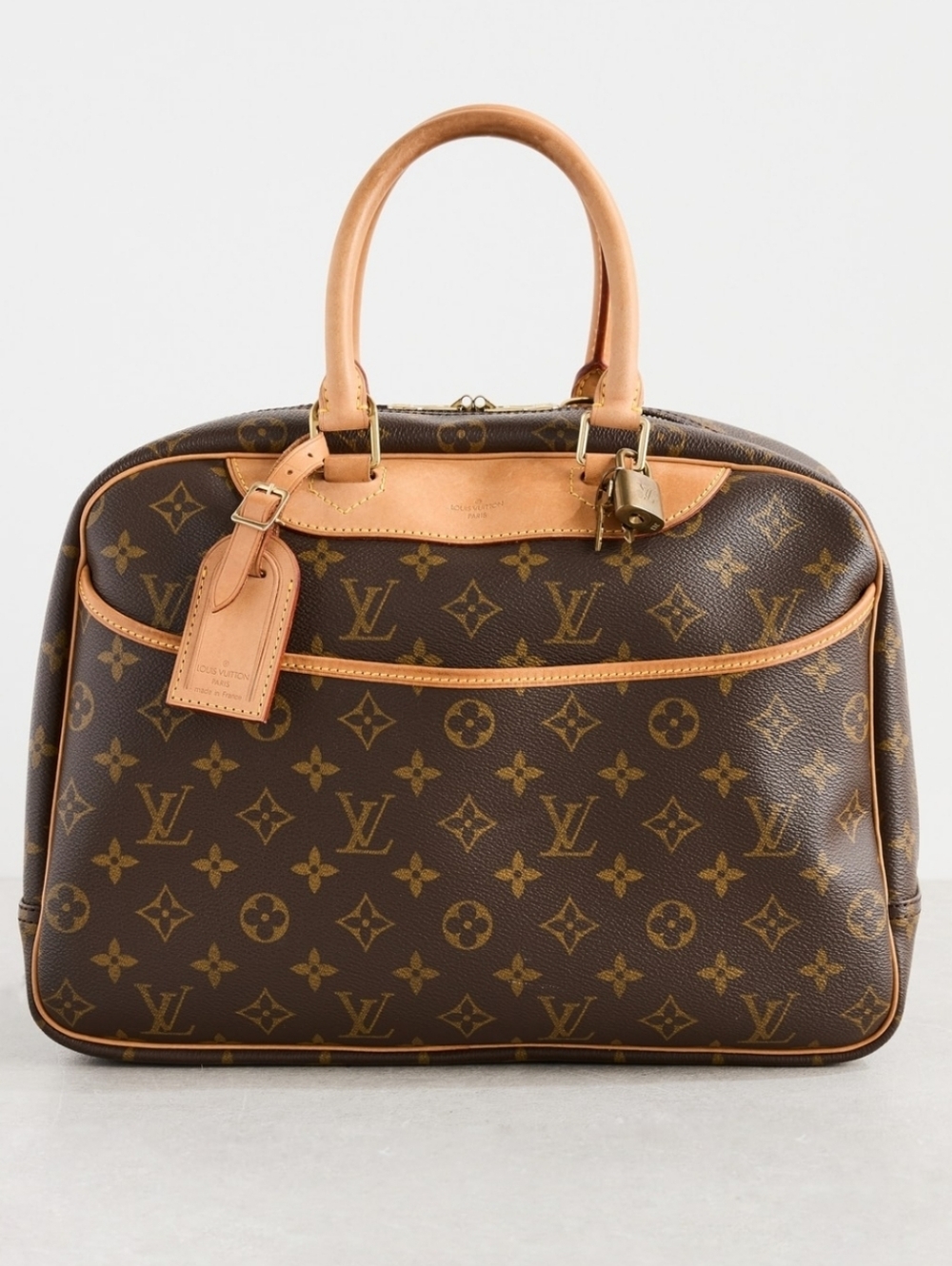 Louis Vuitton Deauville Hand Bag, Monogram Canvas